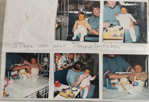 Sebastian als Baby drei Tage vor der Transplantation / Copyright: Daniela Dedden