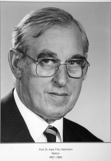 Prof. Dr. Fritz Hartmann. Copyright: Archive of the MHH