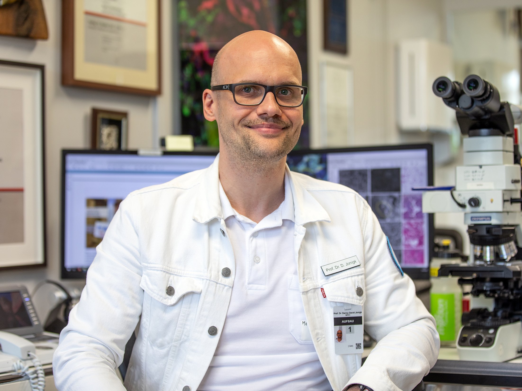 Professor Dr Danny Jonigk. Copyright: Karin Kaiser/MHH