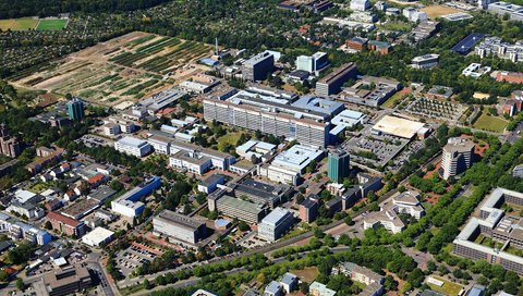 Luftbild der MHH, Juli 2025