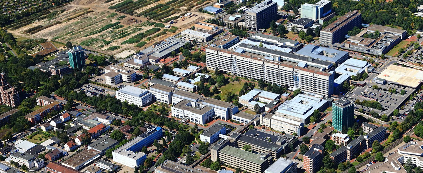 Luftbild vom MHH-Campus
