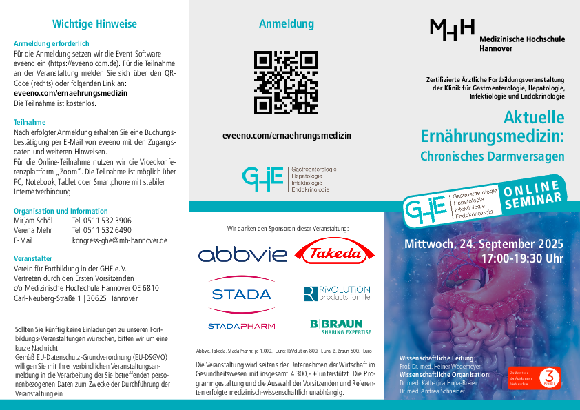 Flyer der Veranstaltung