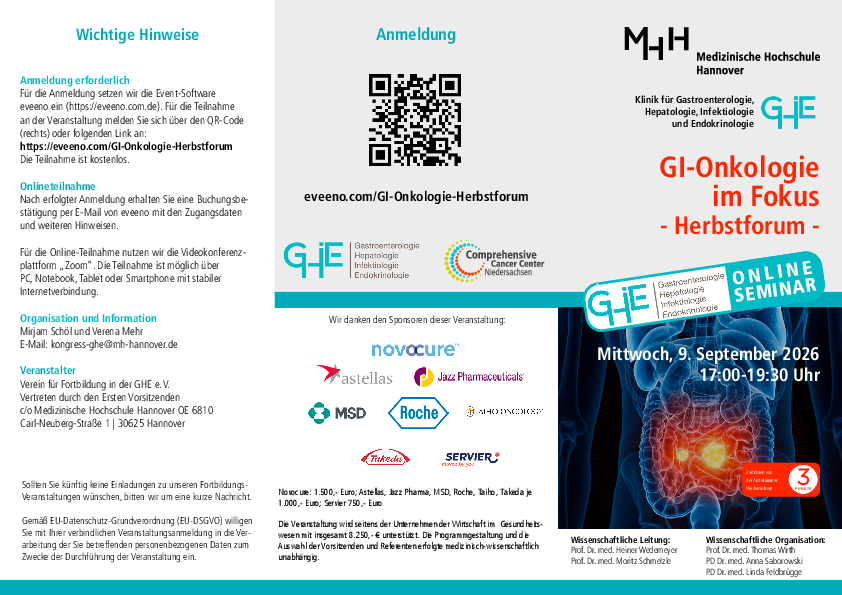 Flyer zur Veranstaltung