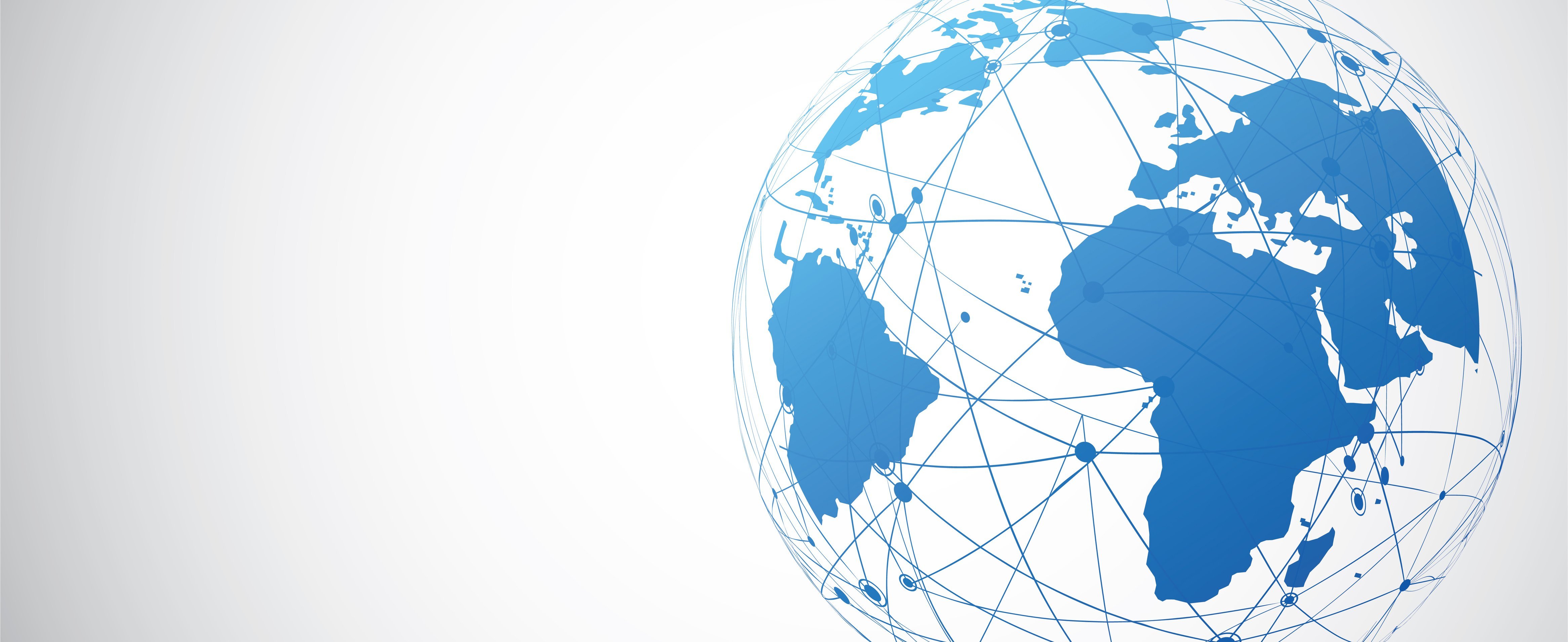 Grafik von der Weltkugel