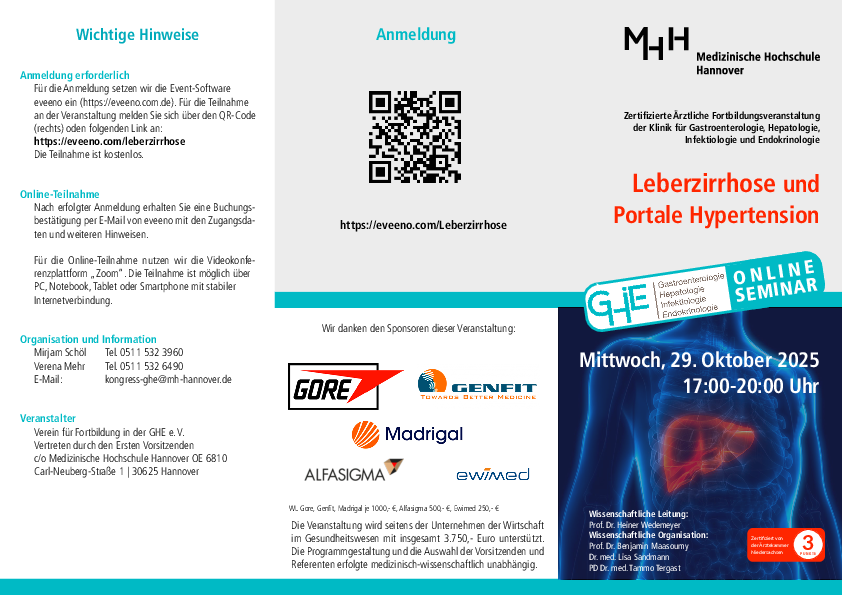 Flyer der Veranstaltung