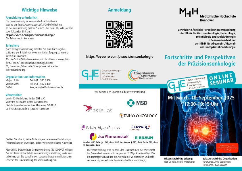 Programm der Veranstaltung