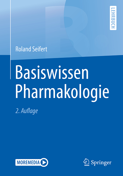 Buch-Cover Basiswissen Pharmakologie, Autor: Roland Seifert