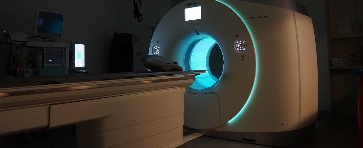 Das Bild zeigt ein MRT Gerät in der Radiologie der MHH. Copyright: Müller, Jörg/TGM/MHH
