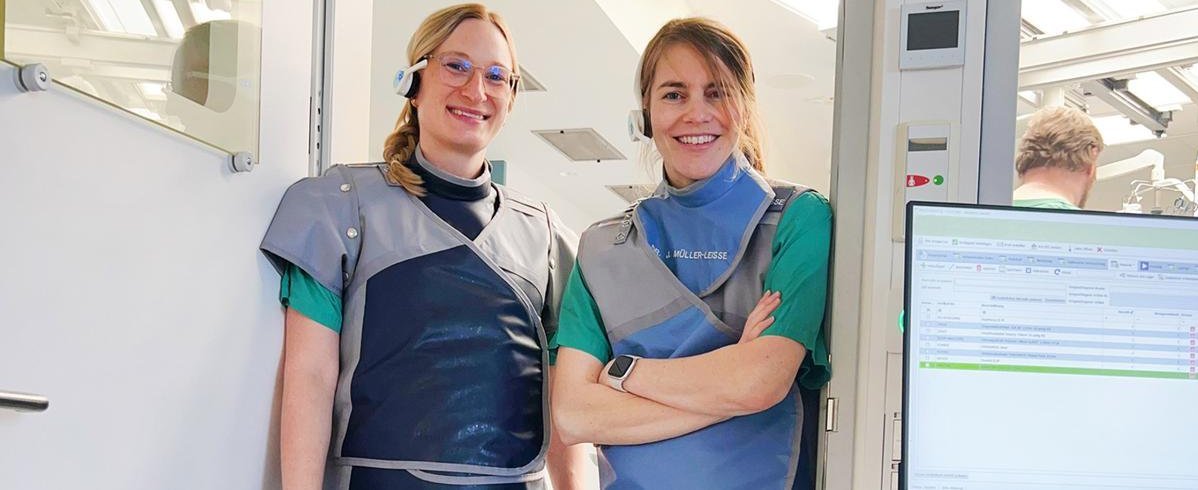 Two female doctors.