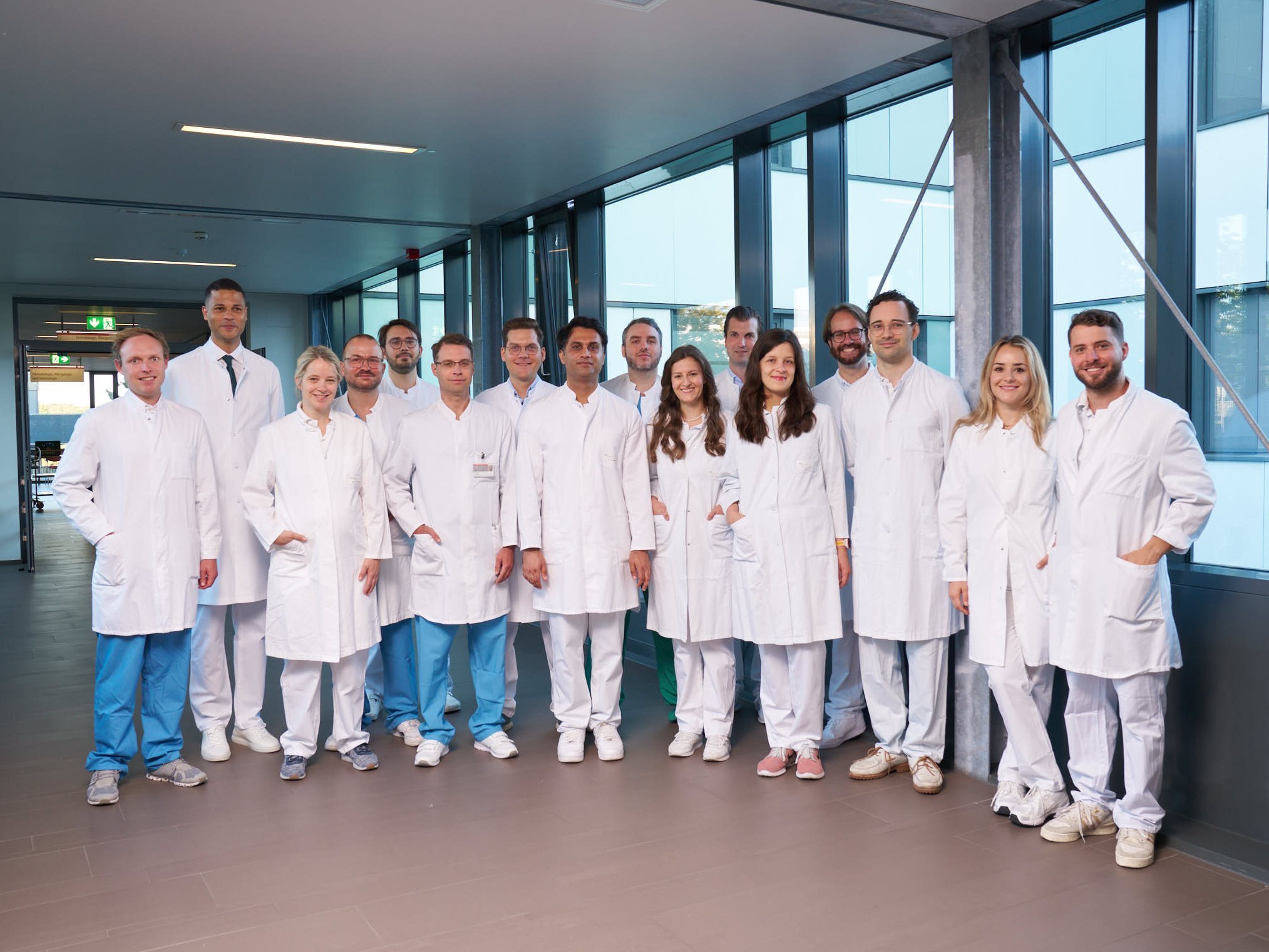 Gruppenfoto vom Ärzte-Team der PÄHW 