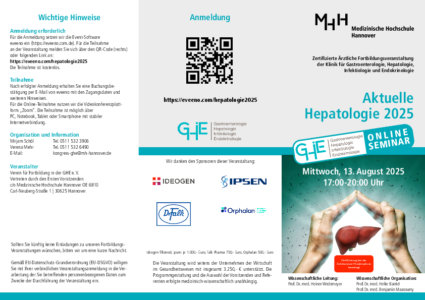 Flyer der Veranstaltung