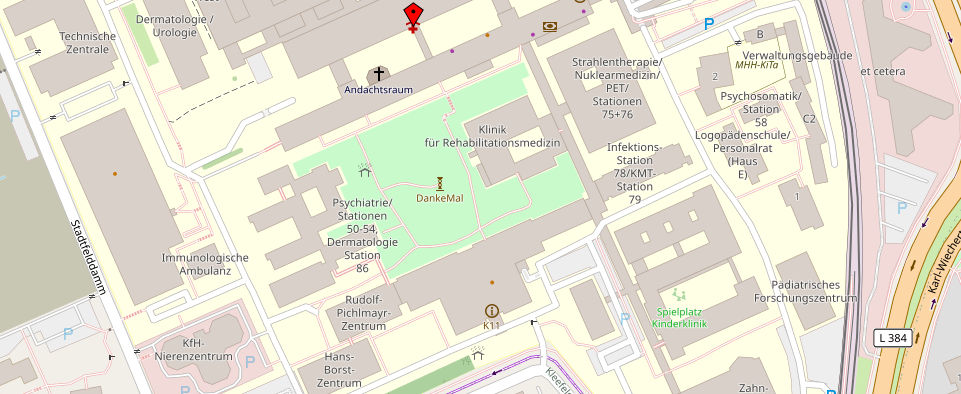 Ausschnitt aus Openstreetmap