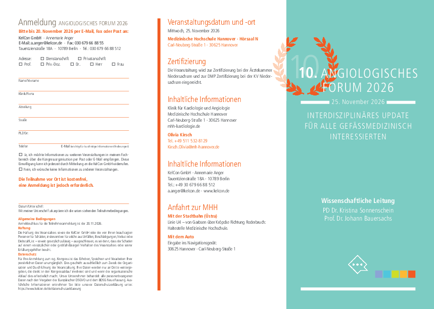 Flyer zur Veranstaltung 