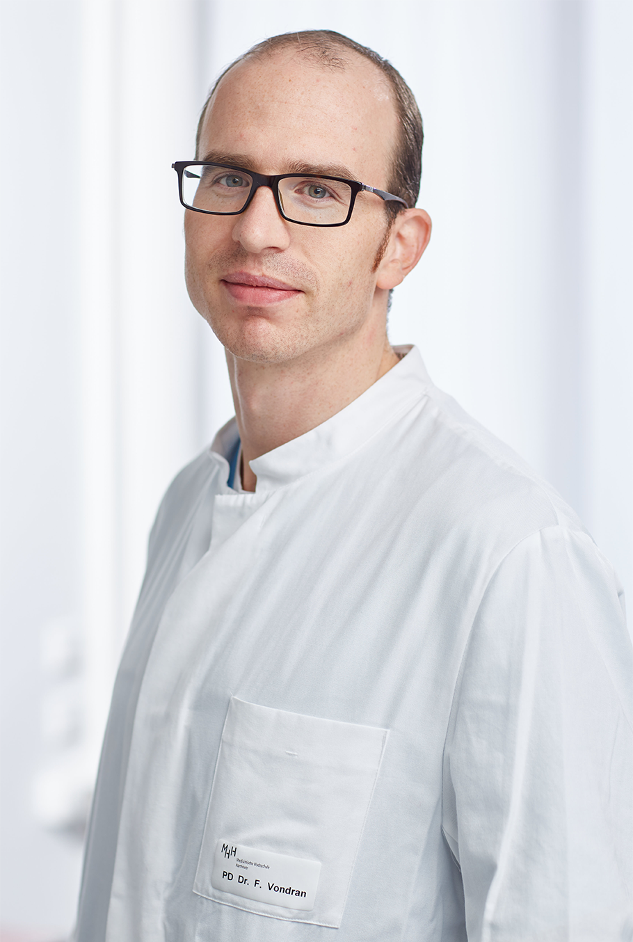 Professor Dr. Florian Vondran. Copyright: Karin Kaiser/Stabsstelle Kommunikation/MHH