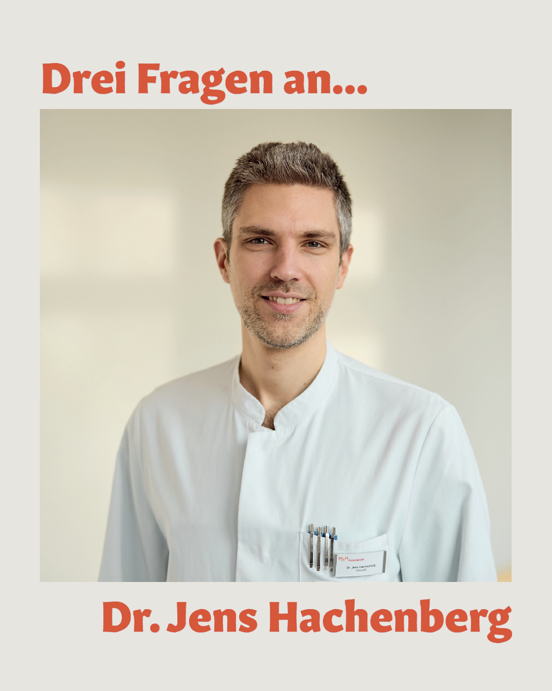 Portrait von Dr. Jens Hachenberg