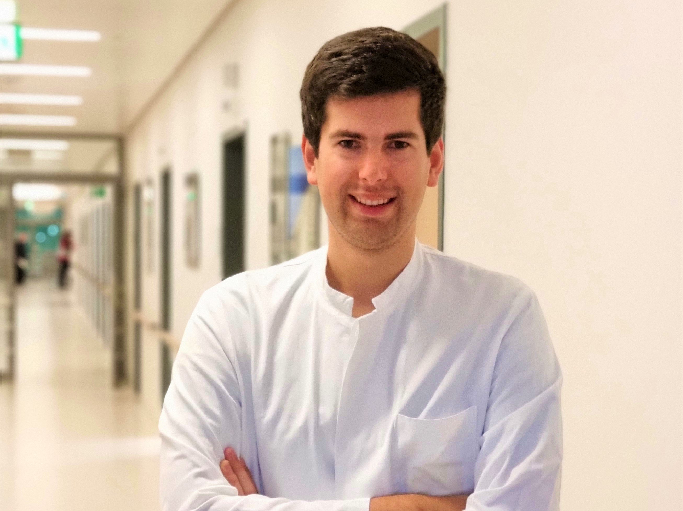 Assistenzarzt Johannes Fischer, Copyright: MHH Urologie