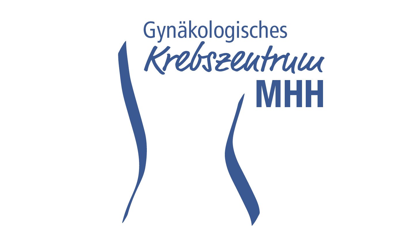 Logo des MHH Gynäkologischen Krebszentrum zeigt stilisiert Taille