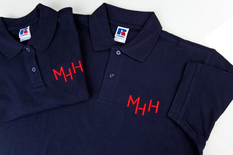Polo-Shirts mit MHH-Logo
