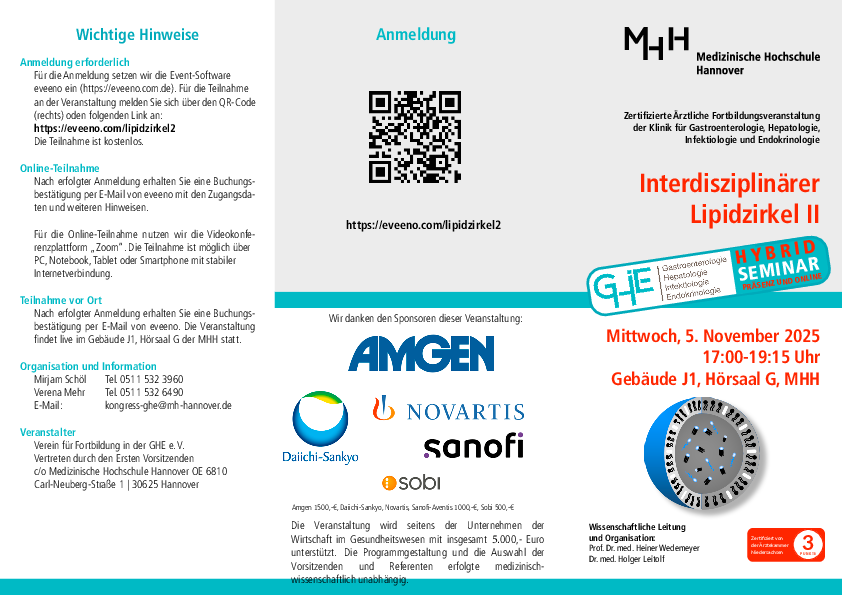 Flyer der Veranstaltung