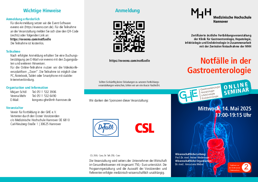 Flyer der Veranstaltung