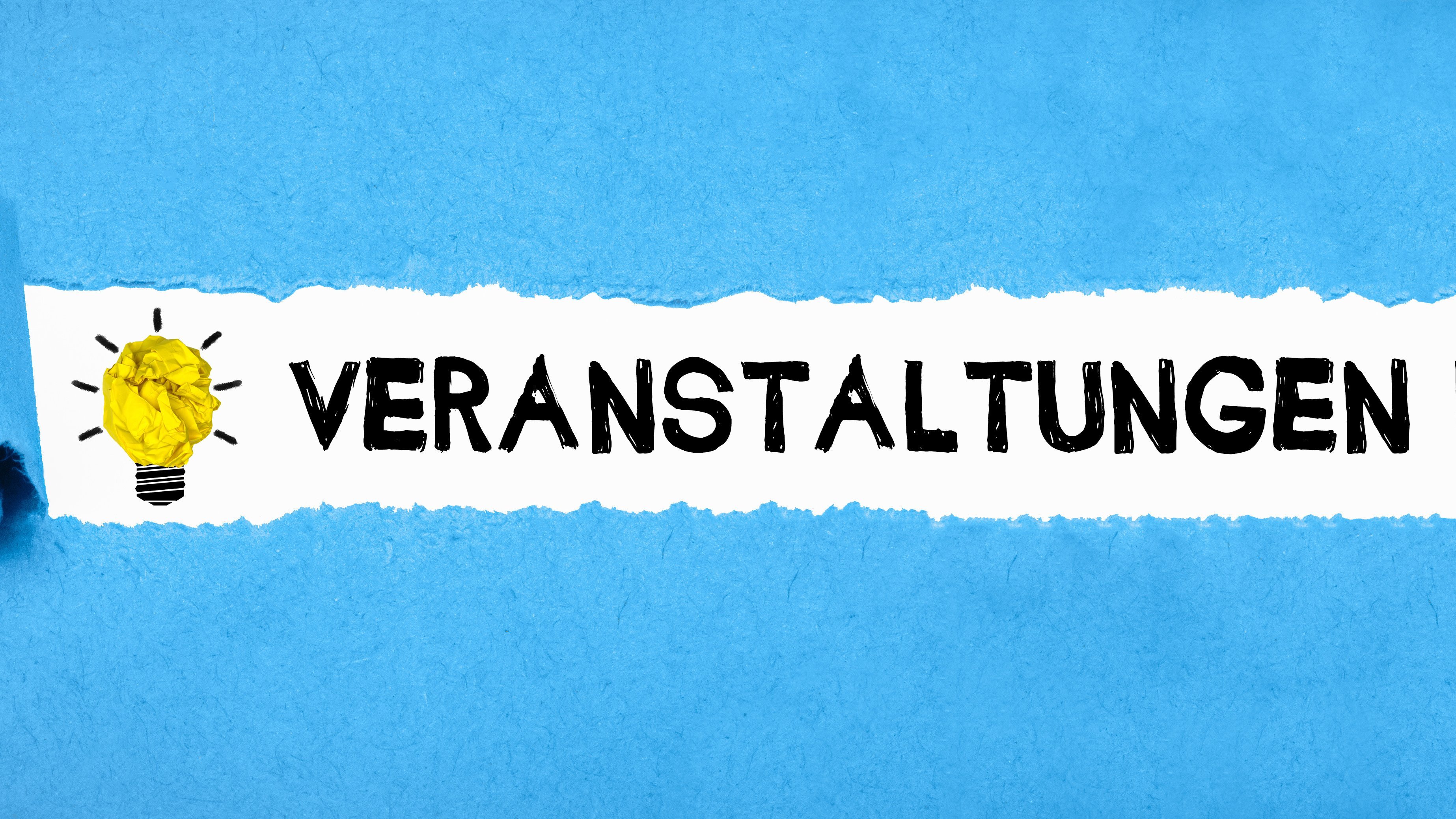 Veranstaltungen ausgeschrieben