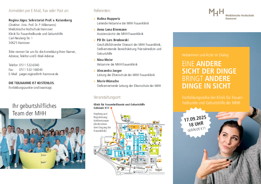 Flyer der Veranstaltung