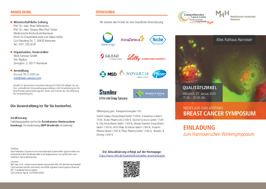 Flyer der Veranstaltung