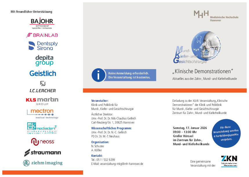 Flyer der Veranstaltung