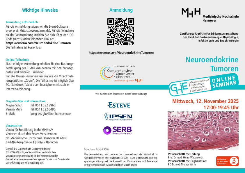 Flyer der Veranstaltung