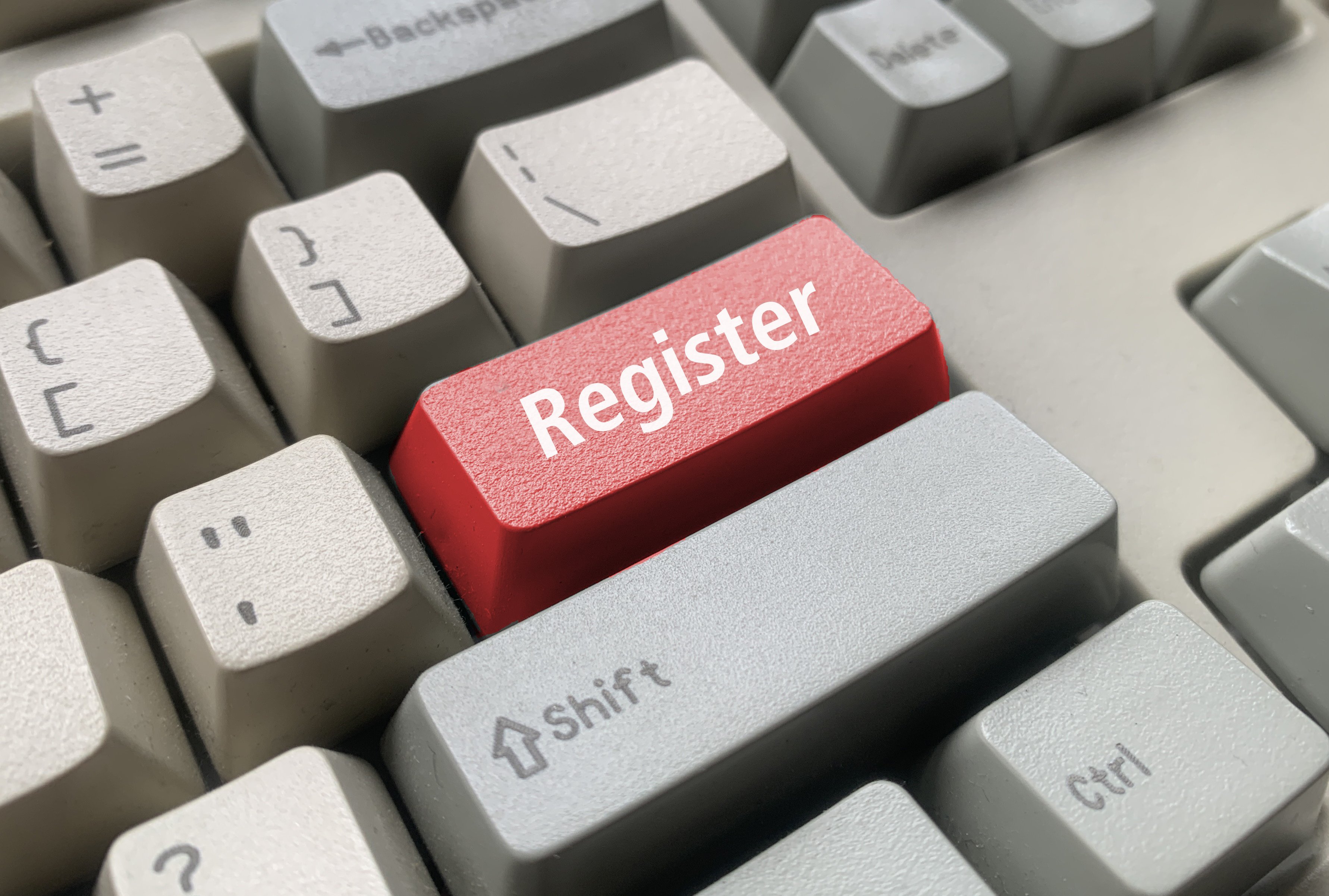 Bild mit Registerbutton