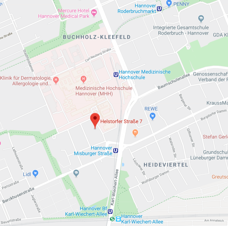 Stadtkarte Helstorfer Straße 7 Gebäude M19