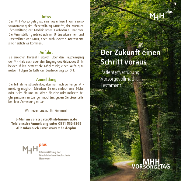 Flyer der Veranstaltung