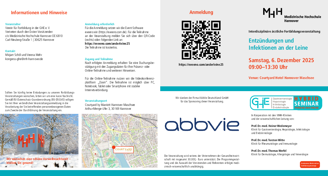 Flyer der Veranstaltung