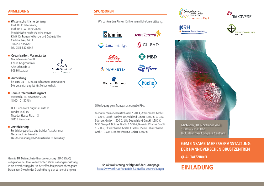 Flyer zur Veranstaltung