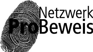 Fingerabdruck mit dem Logo des Netzwerkes ProBeweis