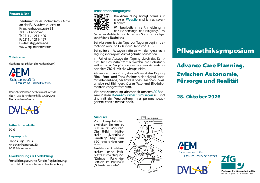Flyer zur Veranstaltung