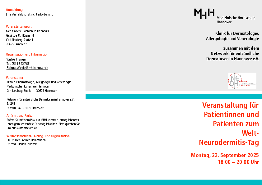 Flyer der Veranstaltung
