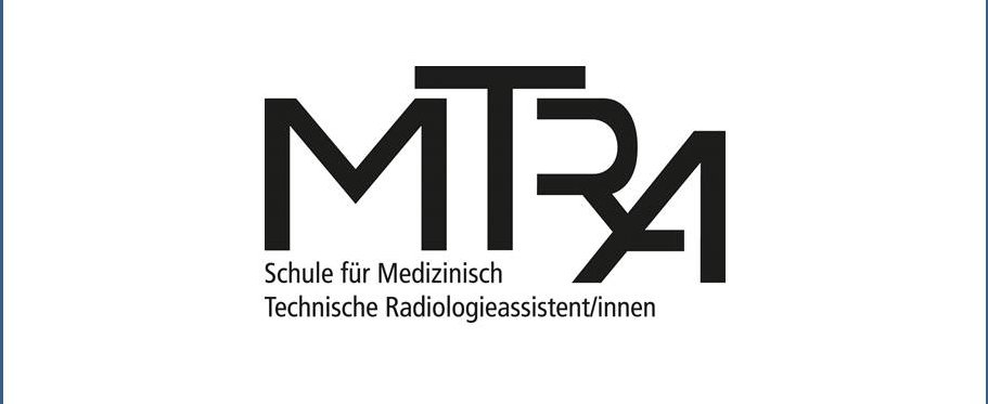 Es ist das Logo der MTRA-Schule zu sehen