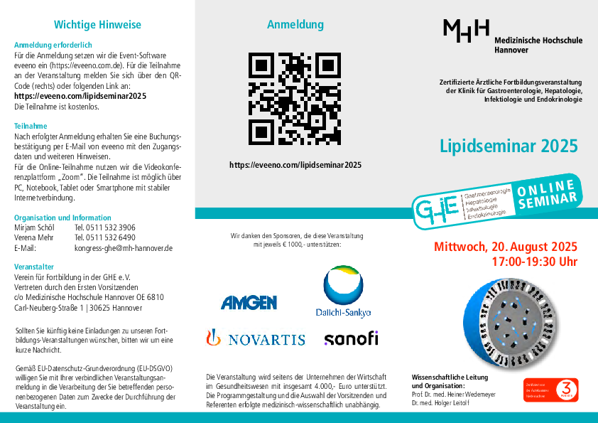 Flyer der Veranstaltung