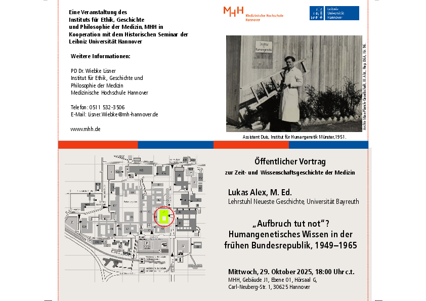 Flyer der Veranstaltung