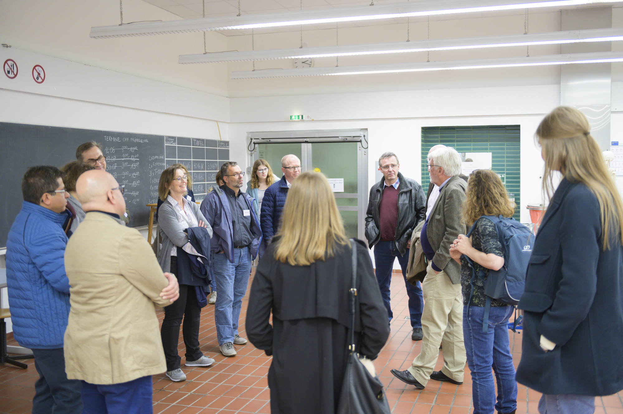 Führung im Präpsaal