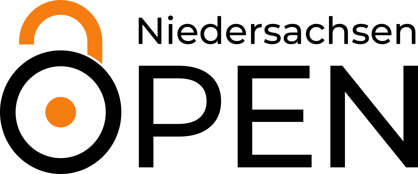 Logo für Open Access mit Schriftzug Niedersachsen