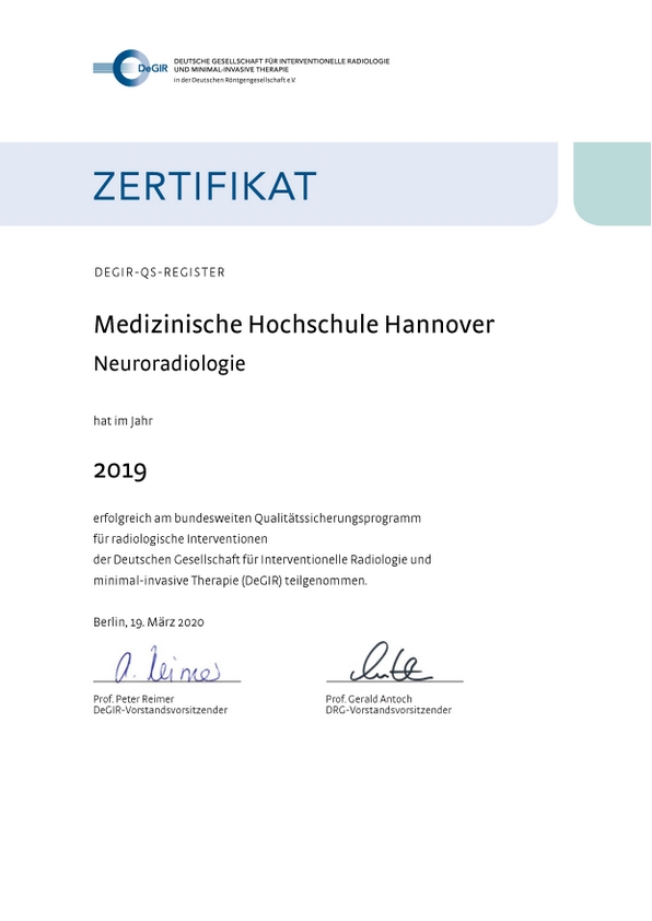 Copyright: Neuroradiologie/MHH Copyright: Neuroradiologie/MHH