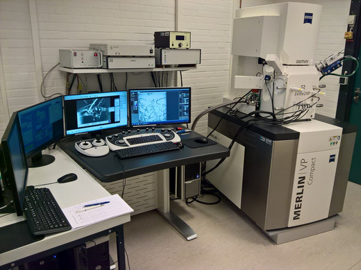 Zeiss Merlin VP Compact Rastereletronenmikroskop/Foto.Jan Hegermann/MHH