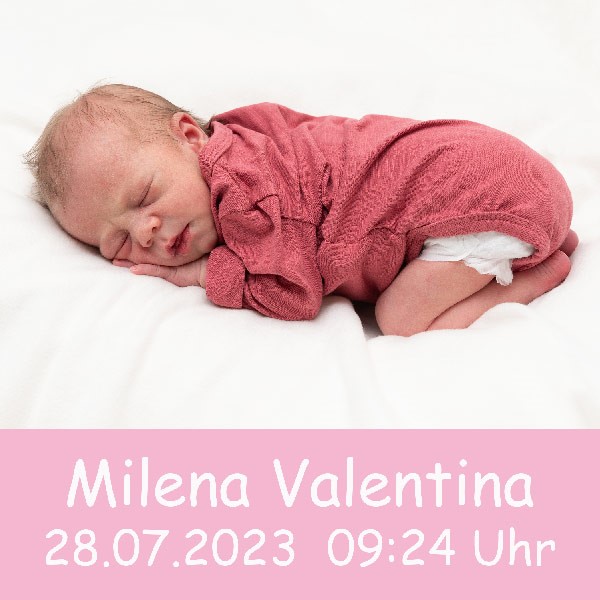 Baby Milena Valentina