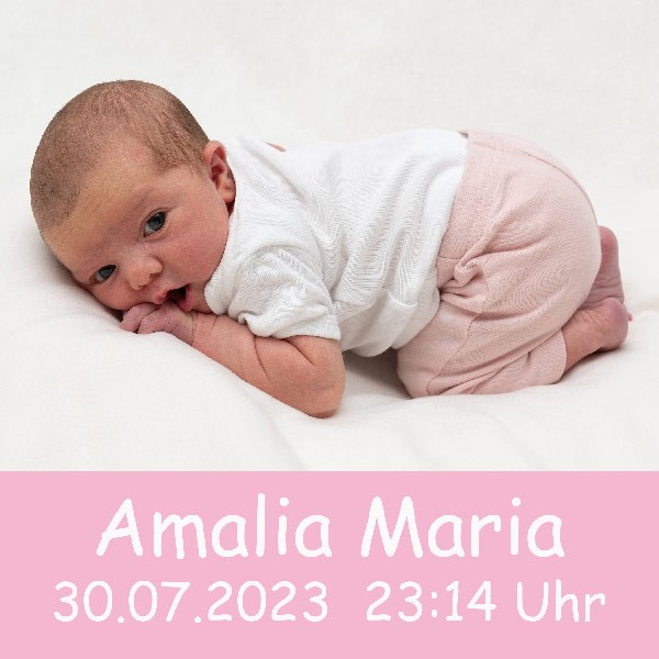 Baby Amalia Maria
