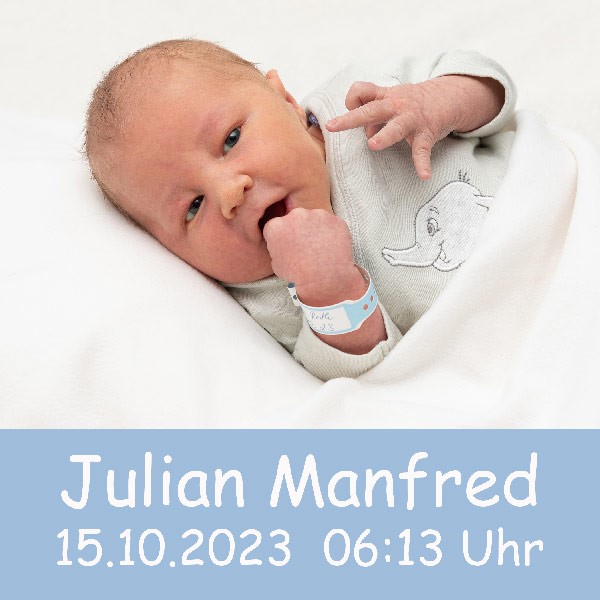 Baby Julian Manfred