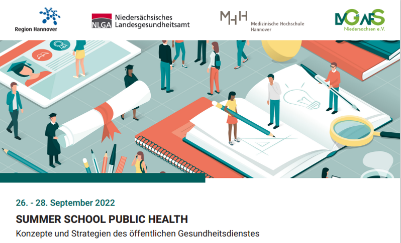 Ausschnitt aus dem Flyer zur Summer School Public Health an der MHH vom 26. bis zum 28.09.2022