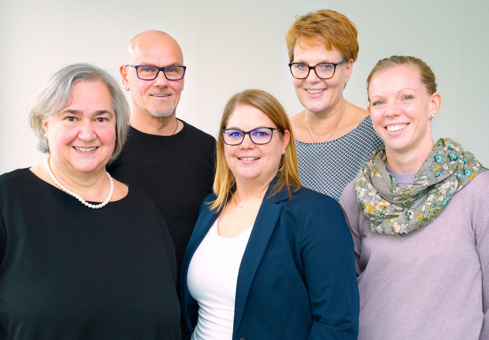 Das Team des Betrieblichen Gesundheitsmanagements der MHH. Copyright: Eric Masur/MHH.