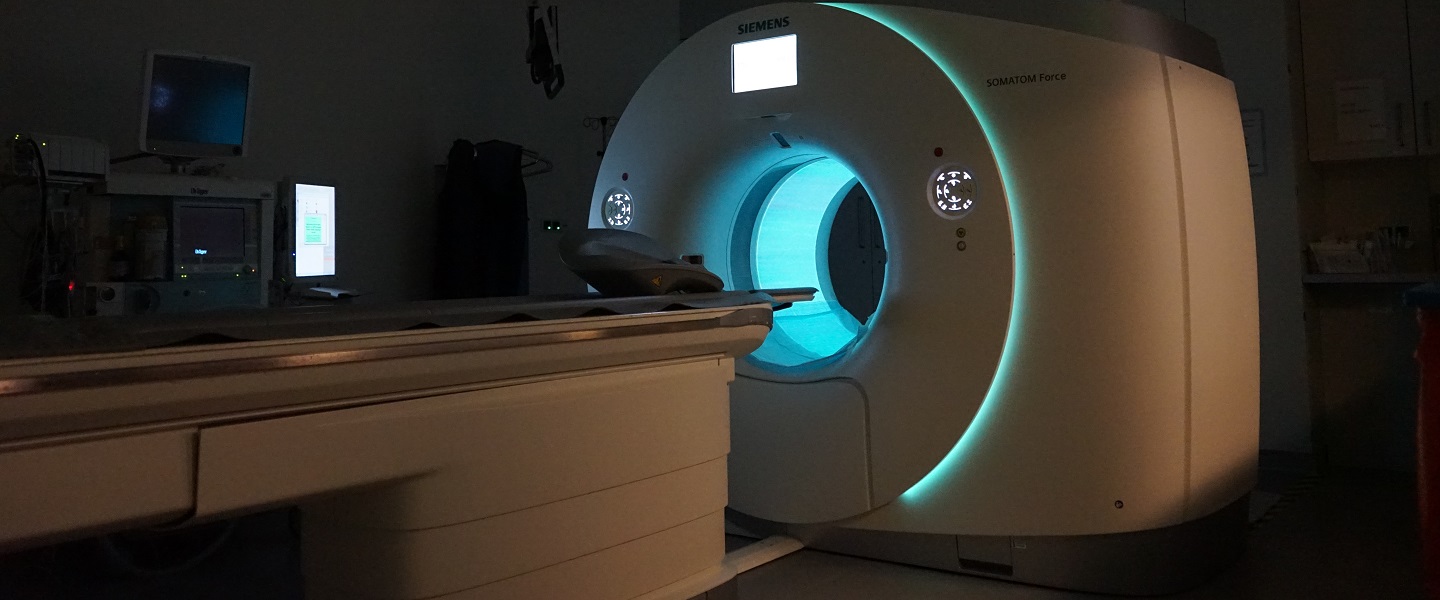 Das Bild zeigt ein MRT Gerät in der Radiologie der MHH. Copyright: Müller, Jörg/TGM/MHH
